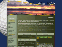 Tablet Screenshot of bearlakewest.com